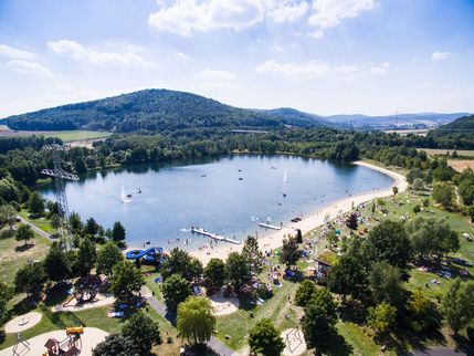 Stellplatz am Naturbadesee Stockelache