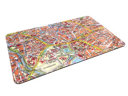 Frühstücksbrettchen Stadtplan Hannover