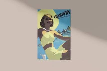 Poster - Femme en été