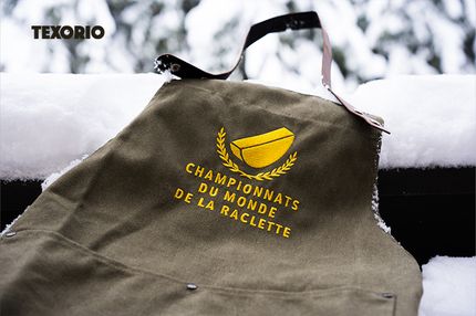 Tablier lanière en cuir - Championnats du Monde de la Raclette