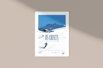 Poster Danny Touw - Les Crosets / Petit format