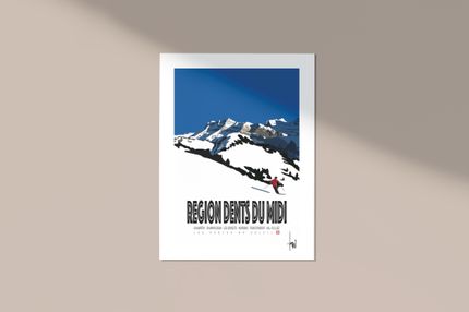 Poster Danny Touw - Région Dents du Midi / Petit format