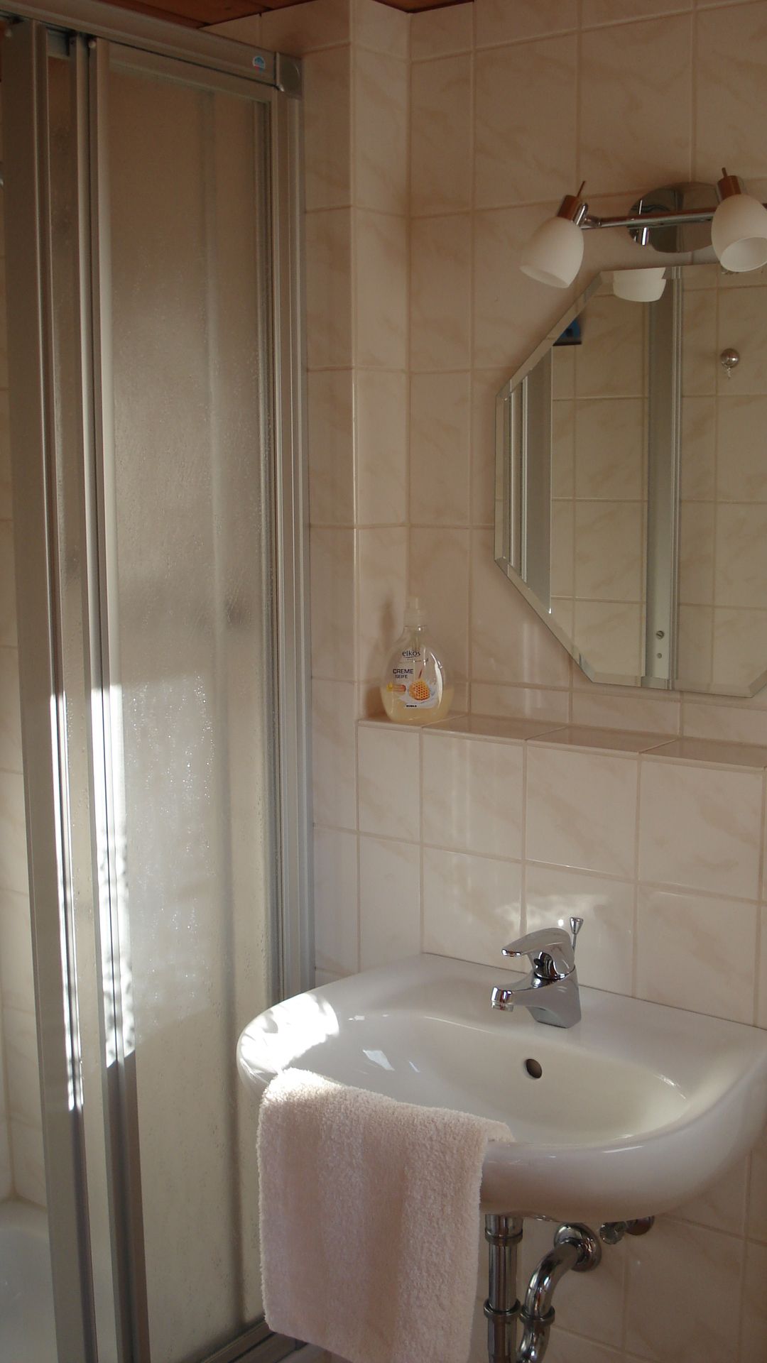 Badezimmer im Ferienhaus Wenzel