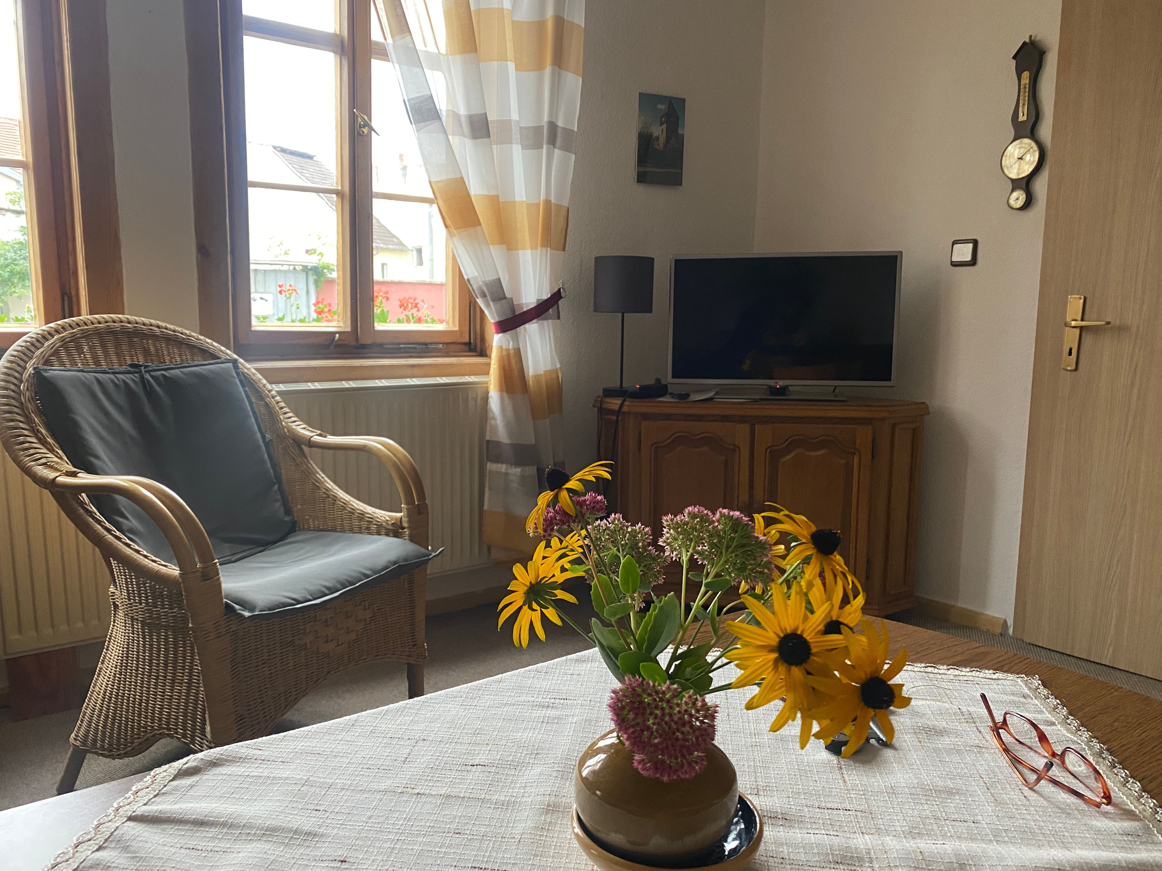 Wohnzimmer mit TV