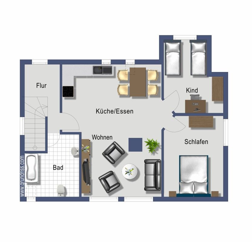 Grundriß Ferienwohnung