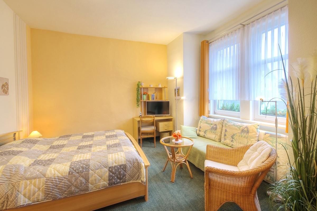 Ferienwohnung Rodel - Wohn-Schlafbereich