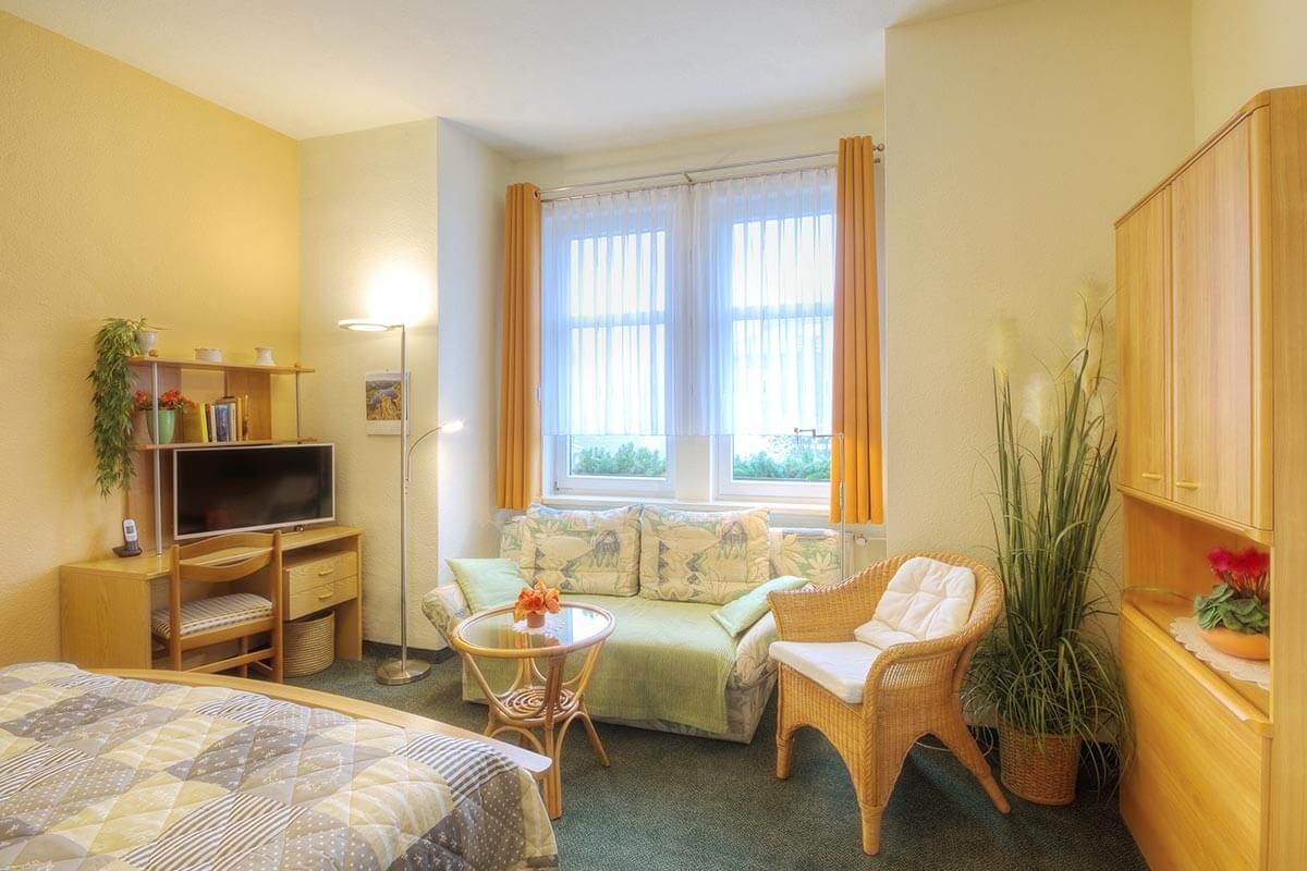 Ferienwohnung Rodel - Wohn-Schlafbereich