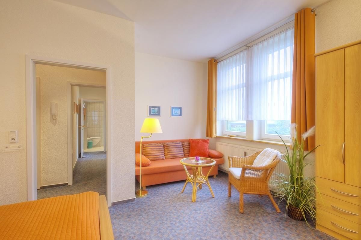 Ferienwohnung Biathlon - Wohnbereich