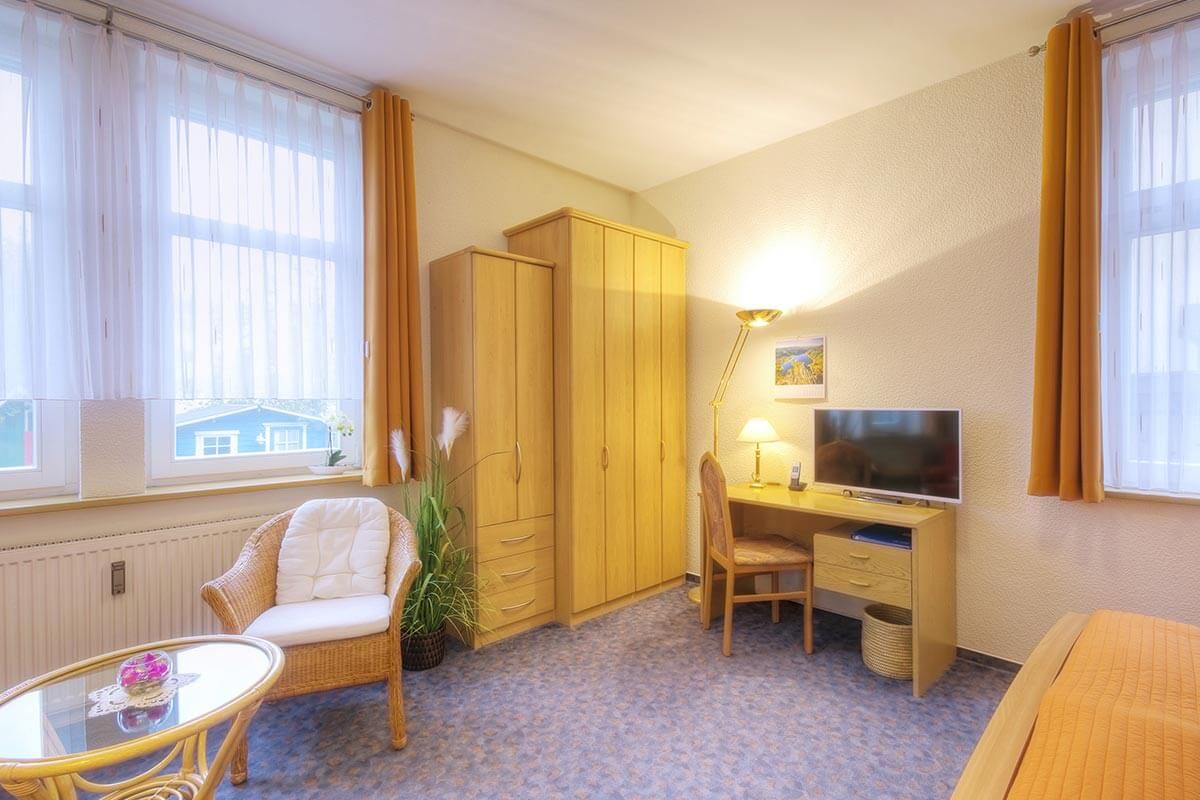 Ferienwohnung Biathlon - Wohn-Schlafbereich