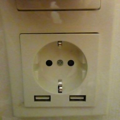 unsere Ladestation per USB Anschluss