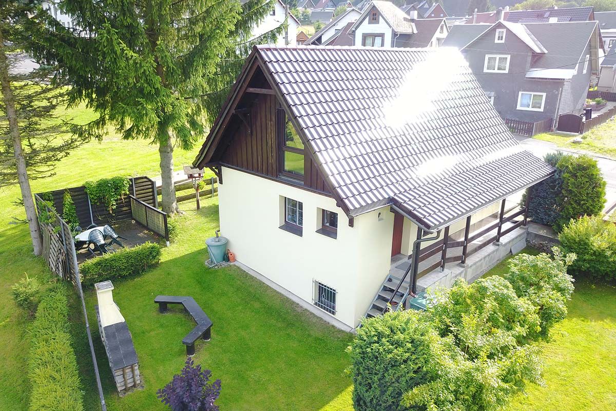 Ferienhaus Hellmich mit Außenbereich