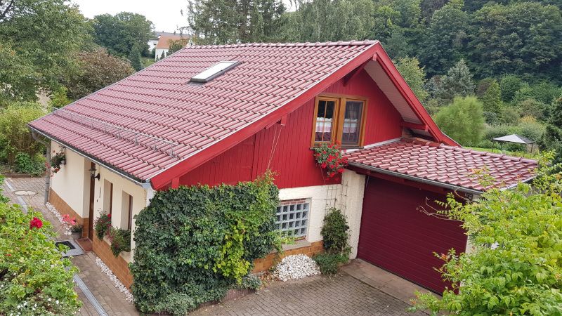 Ferienwohnung Ansicht von hinten