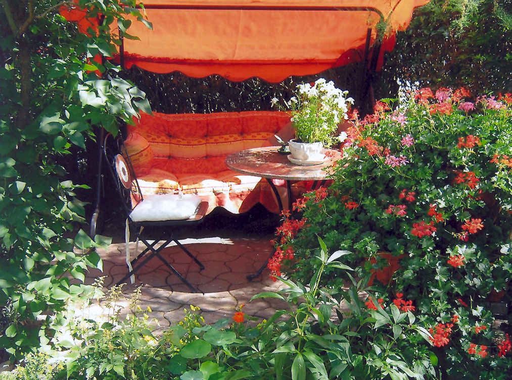 Sitzecke Garten