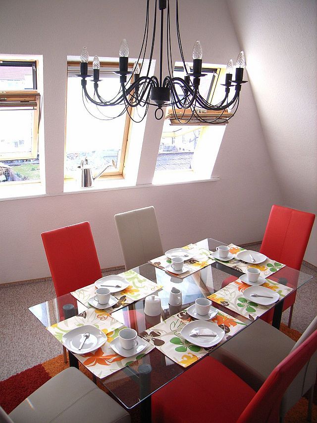 Essbereich in Maisonette oben