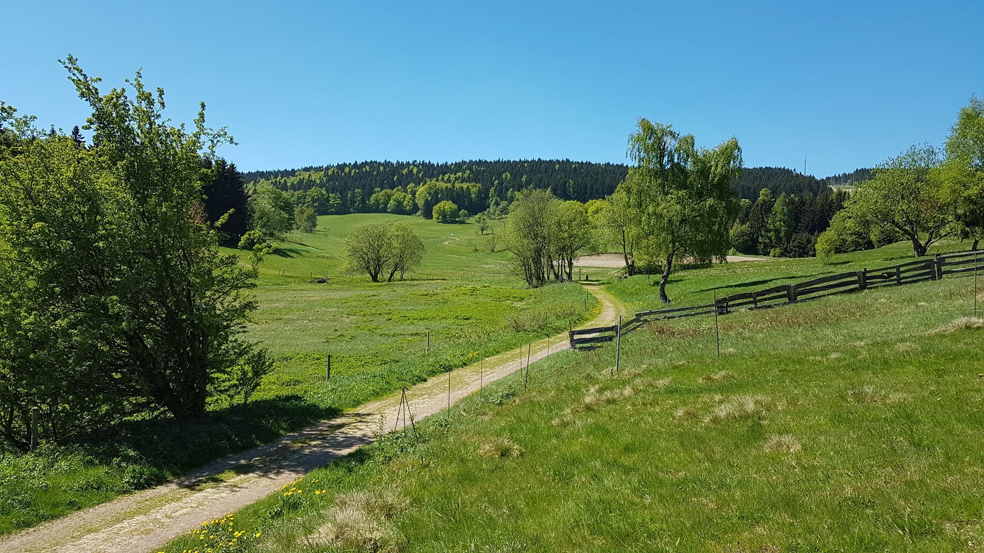 Herrliche Mittelgebirgslandschaft