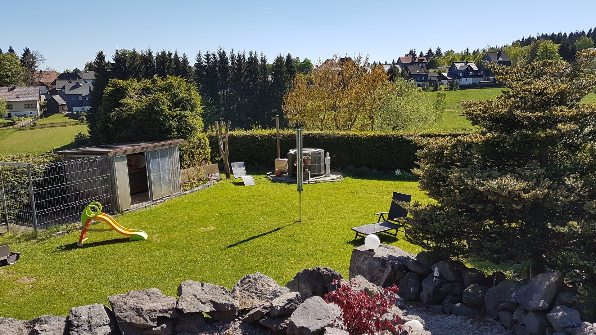 Blick auf den Garten