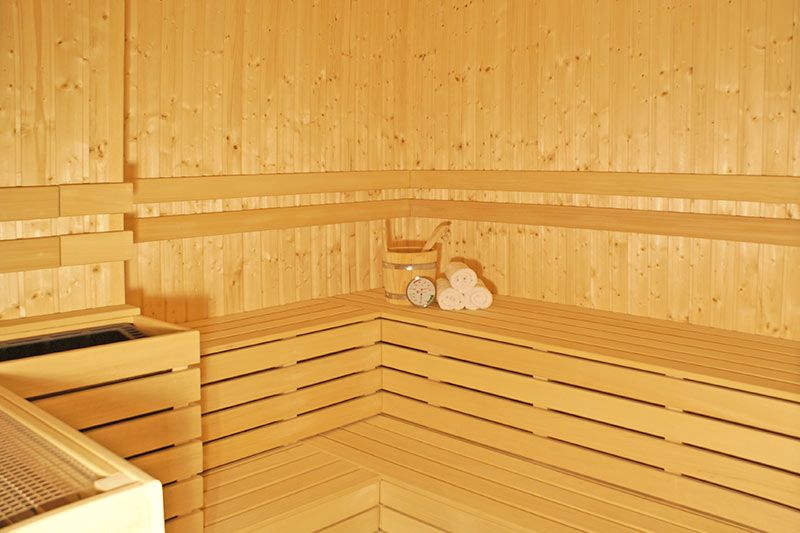 Finnische Sauna im Spa