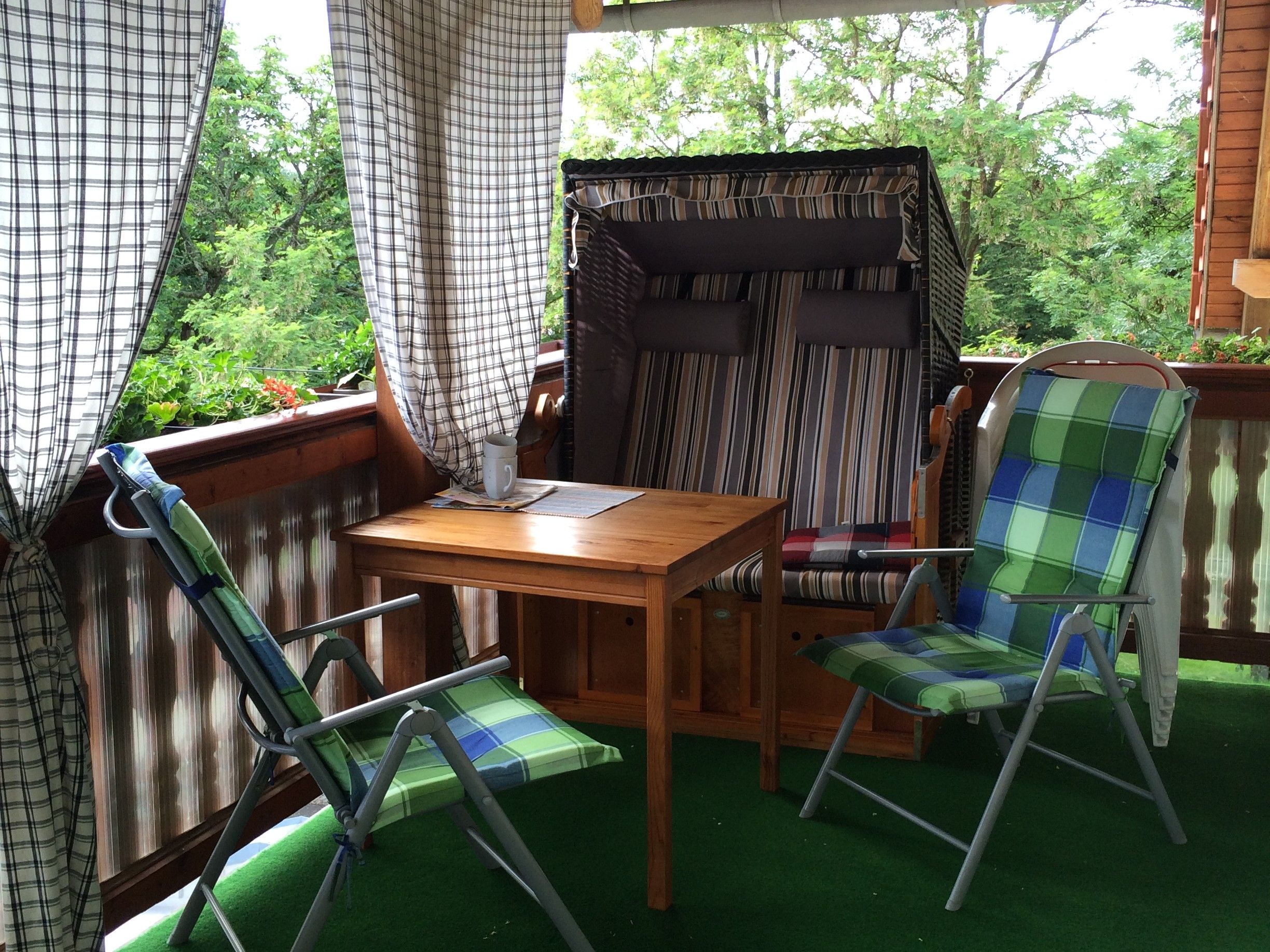 Balkon für Entspannung und Raucher