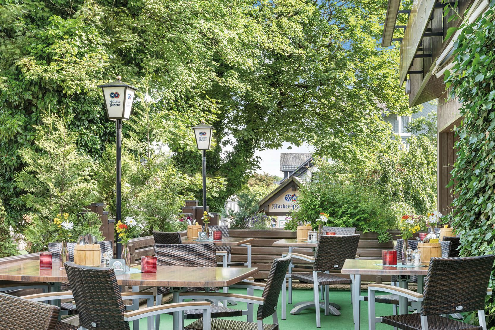 Hotel Thüringenschanze Oberhof, Ansicht Sommerterrasse
