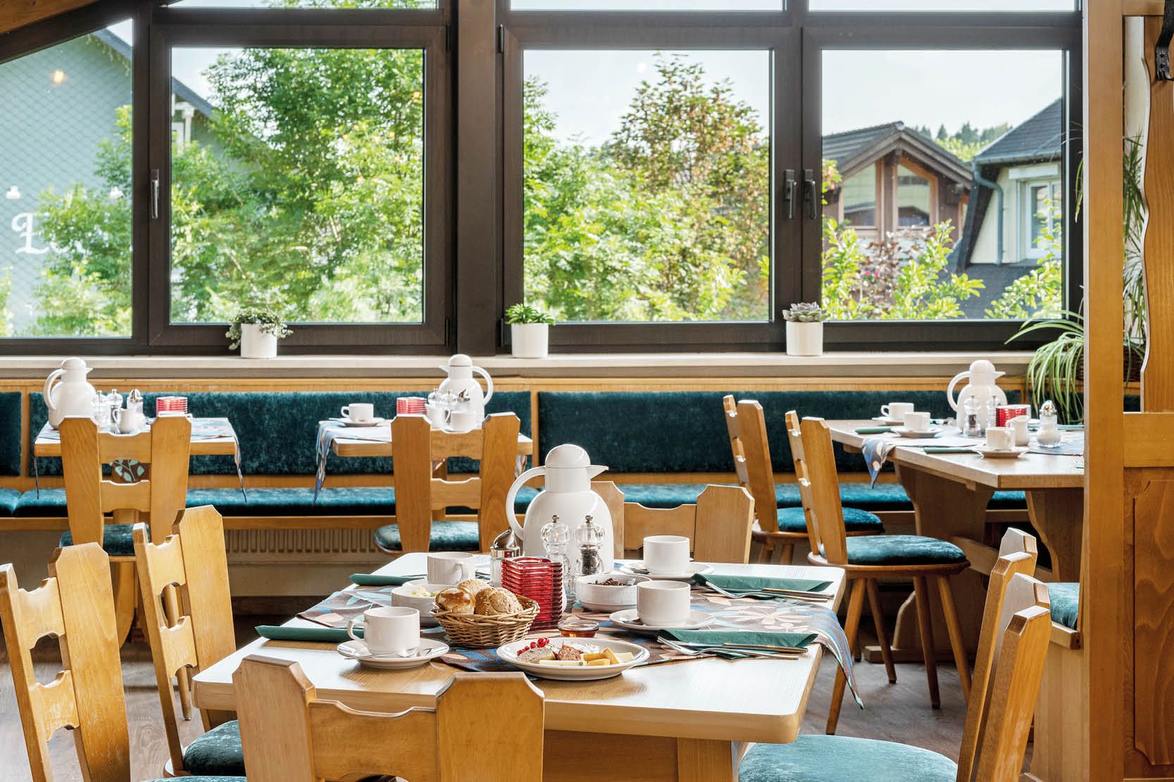 Hotel Thüringenschanze Oberhof, Restaurant Bergvagabund - Frühstück
