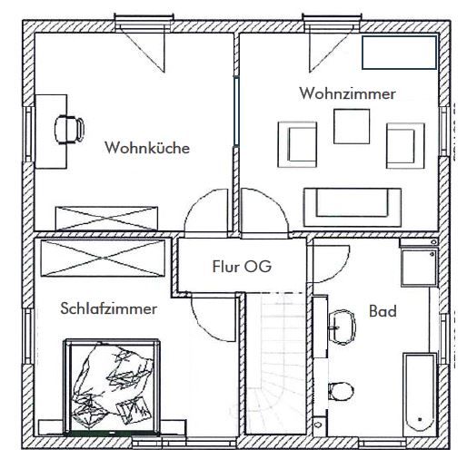 Grundriss FW Mosaic