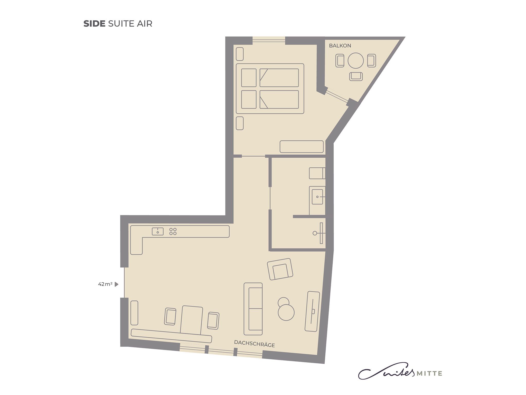 Suites MITTE - Grundriss