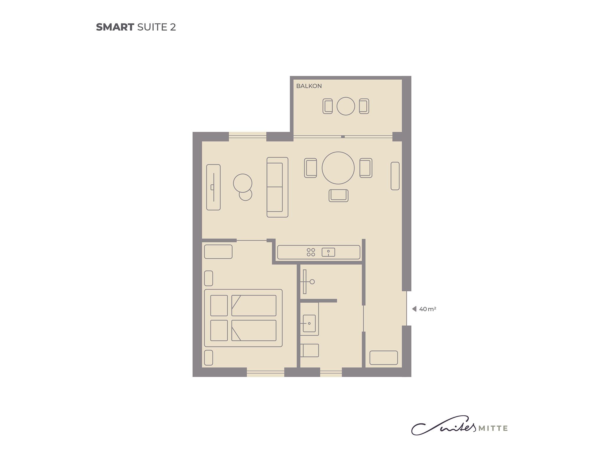 Suites MITTE - Grundriss