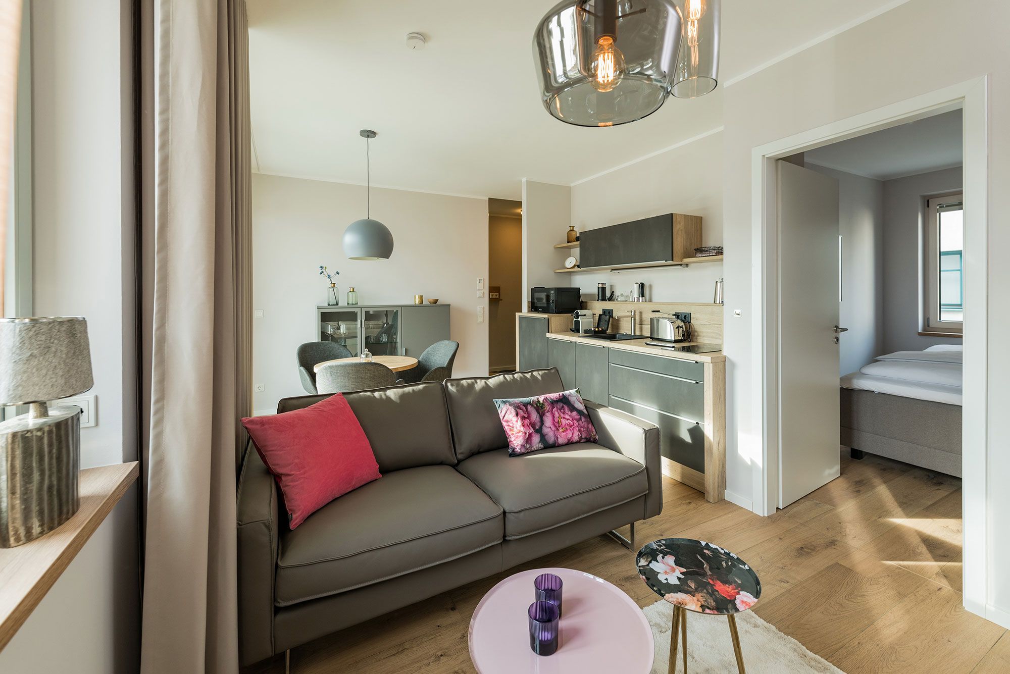 Suites MITTE - Wohn-Essbereich