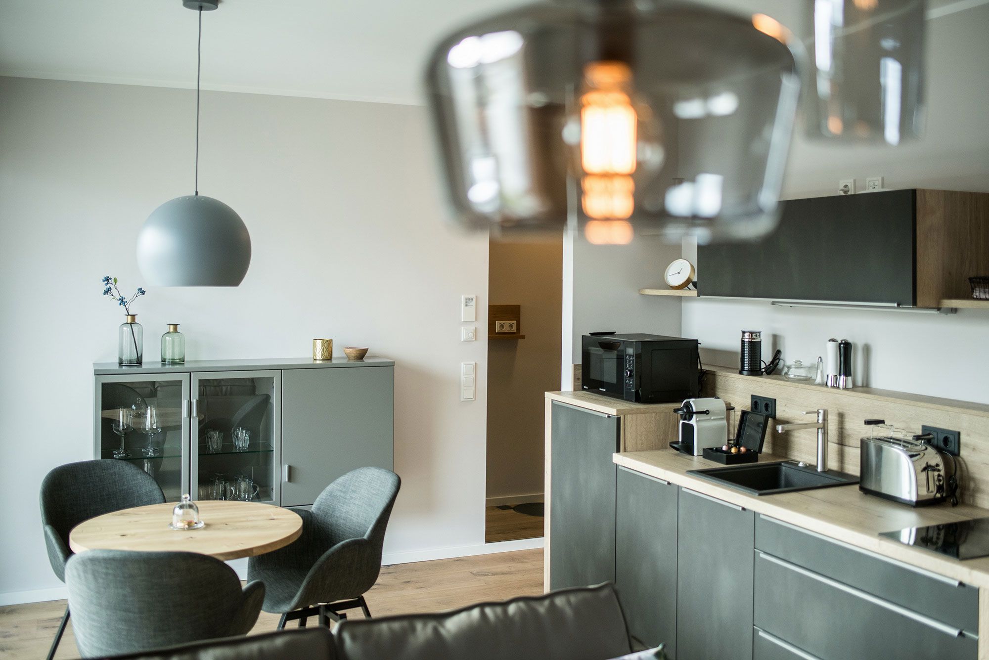 Suites MITTE - Küche, Essbereich