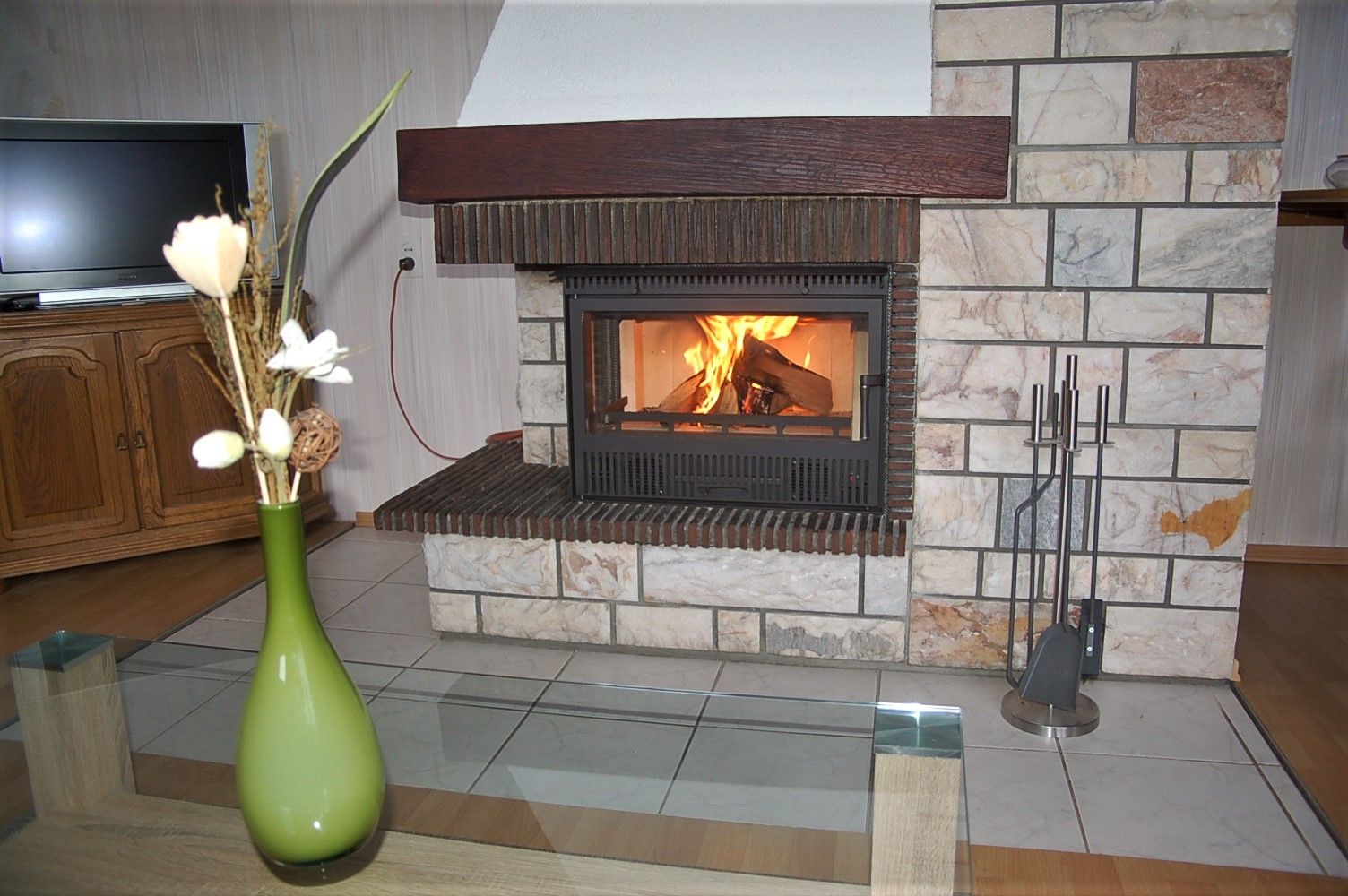 Kamin im Wohnraum