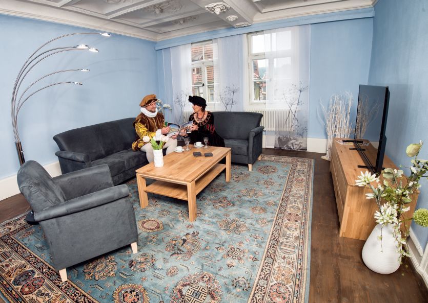 Wohnzimmer (Blaues Zimmer) Lutherwohnung