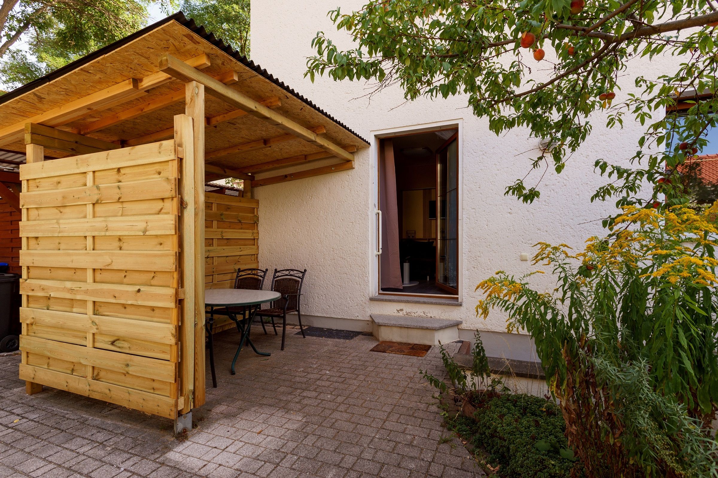 Sitzmöglichkeit im Außenbereich