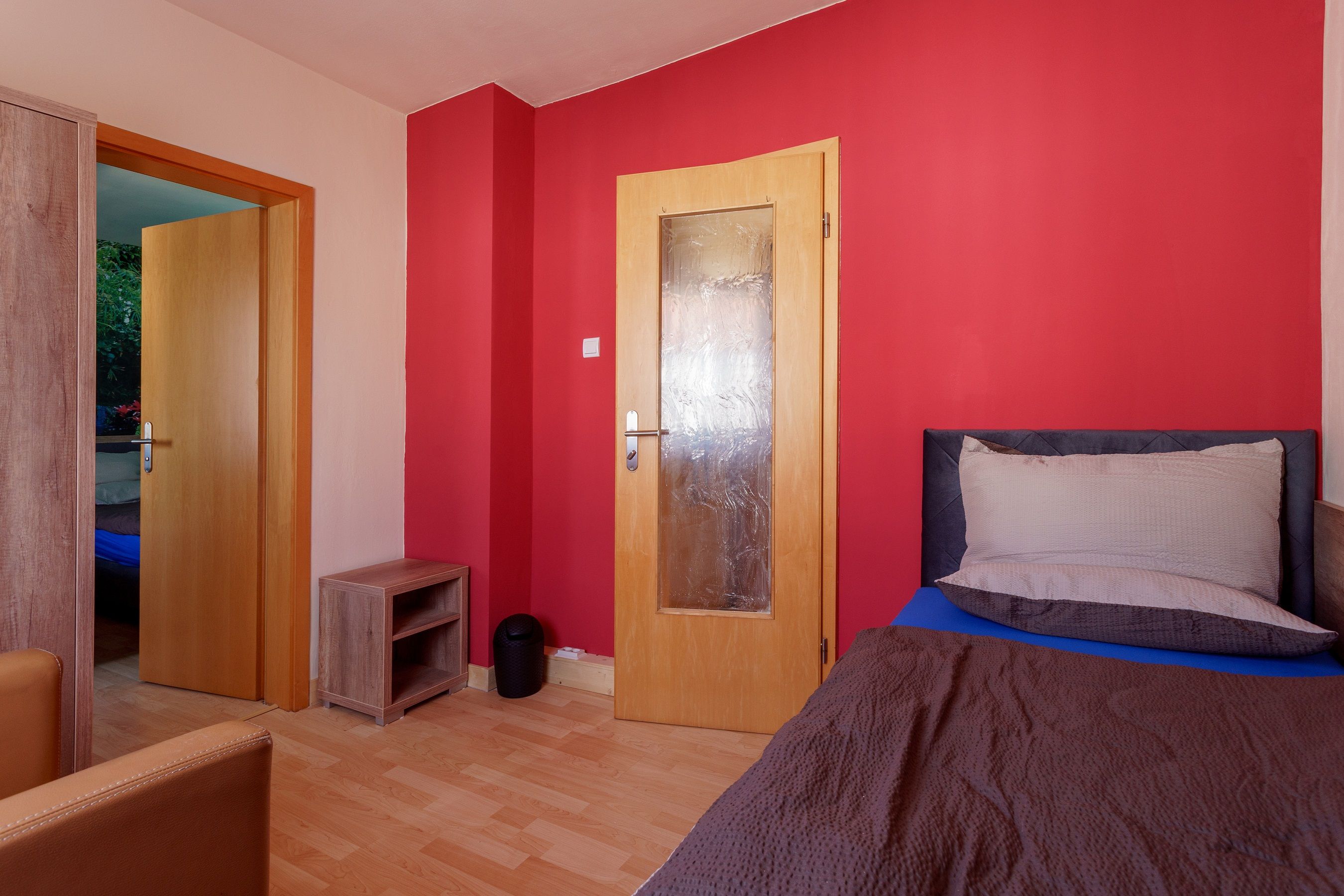 Kleines Schlafzimmer oben