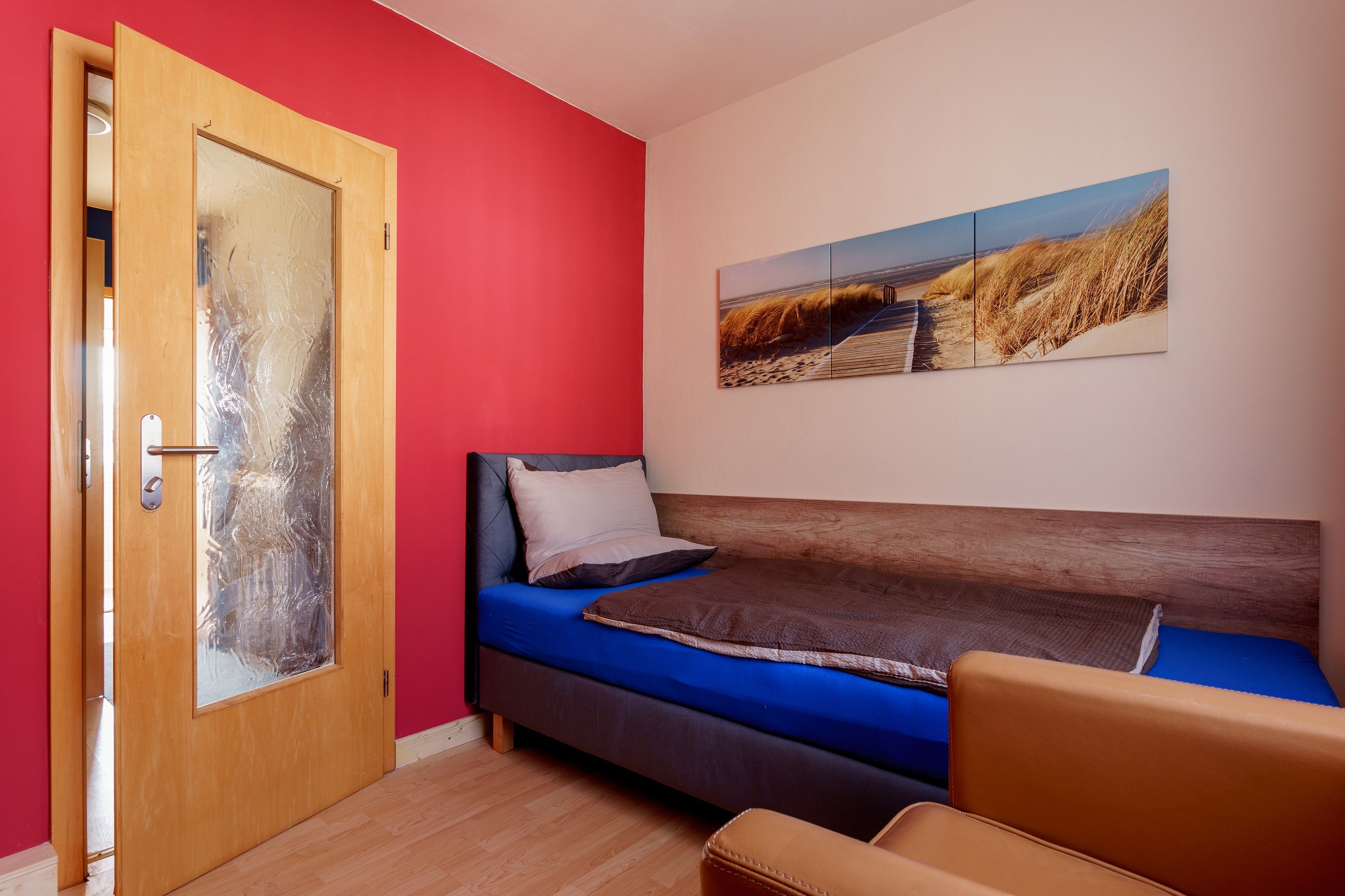kleines Schlafzimmer oben