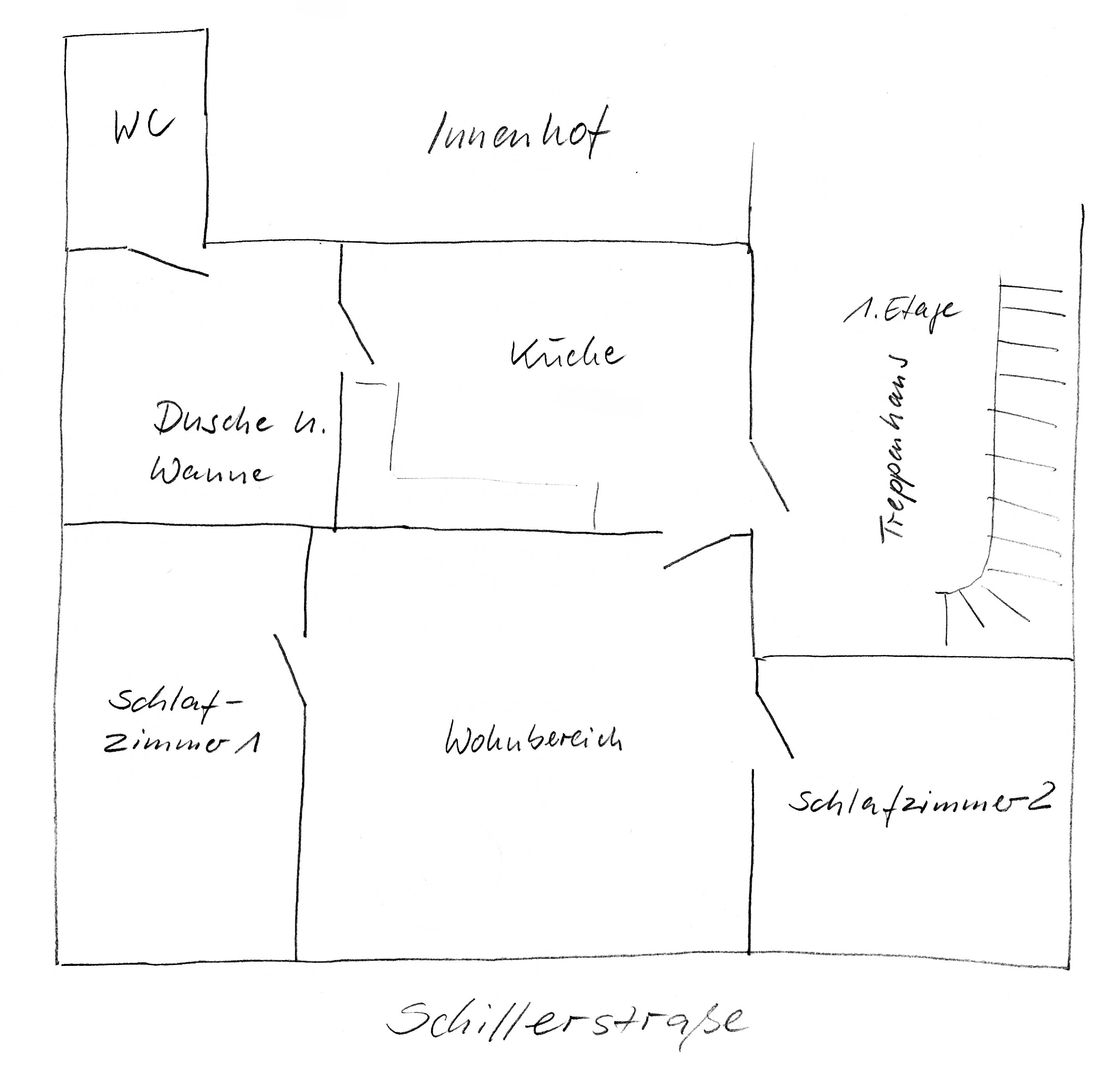 Zeichnung Wohnung