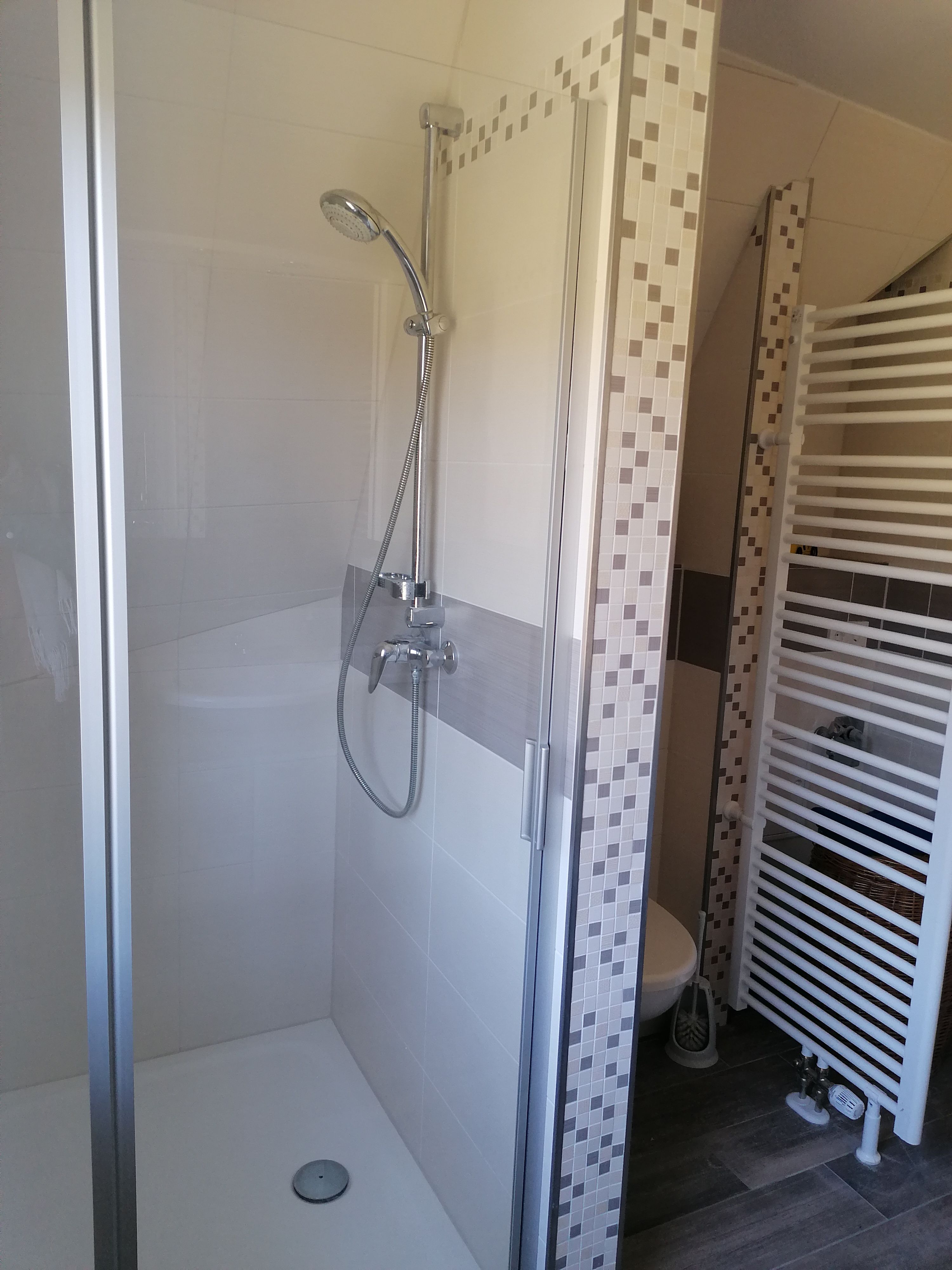 Bad mit WC und Dusche