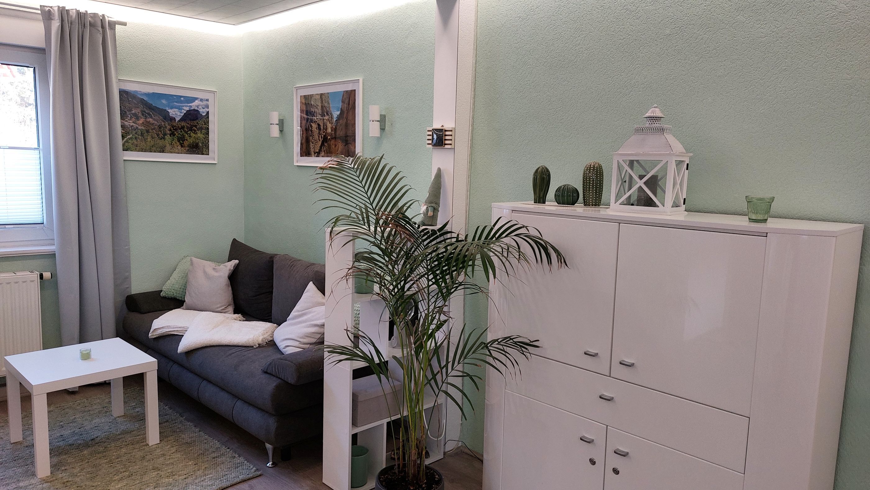Schlafcouch im Wohnbereich