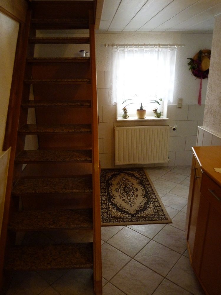 Treppe zum Schlafzimmer