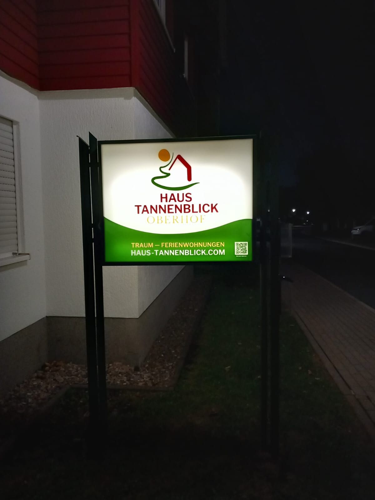 Transparent beleuchtet