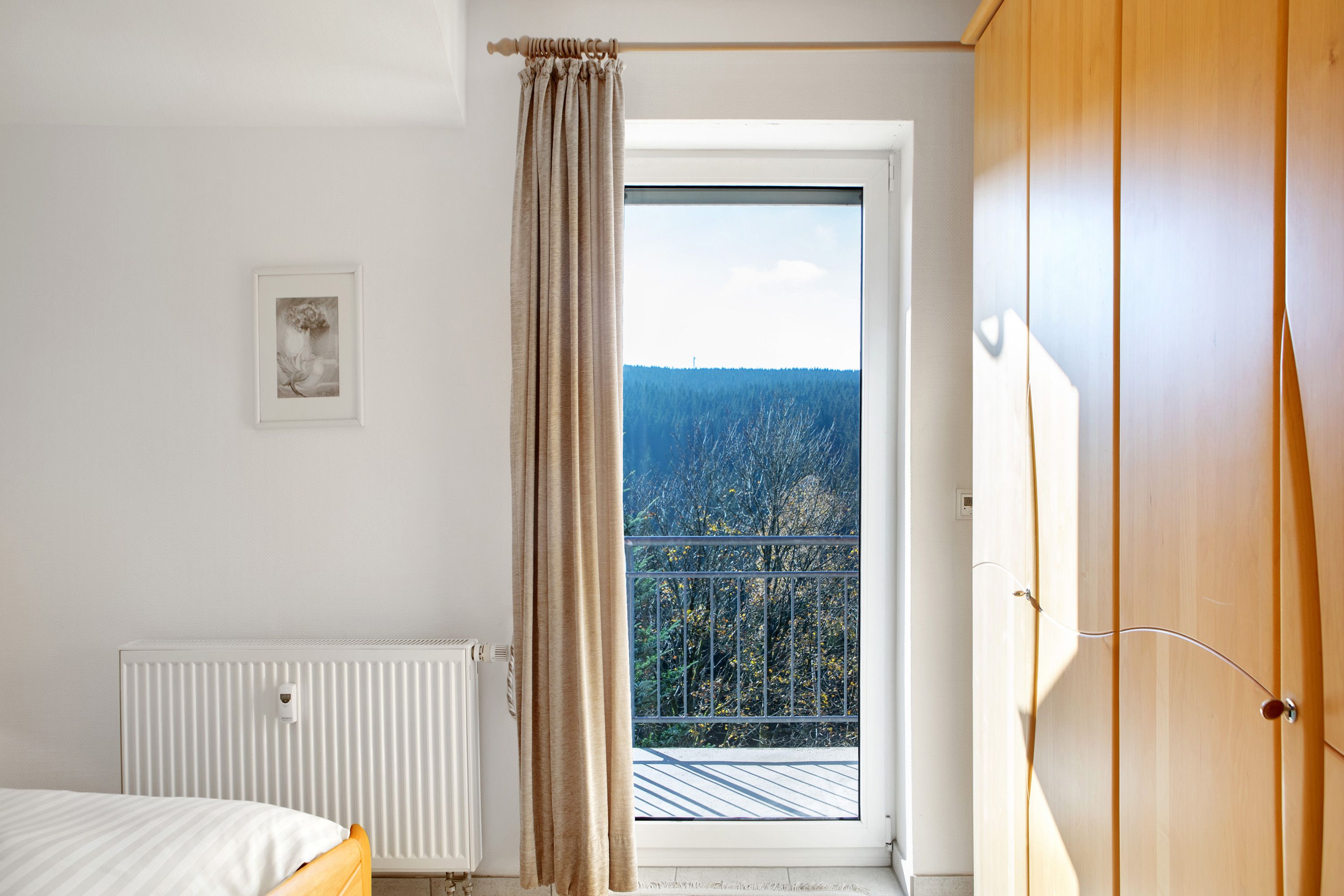 Ausblick vom Schlafzimmer 1