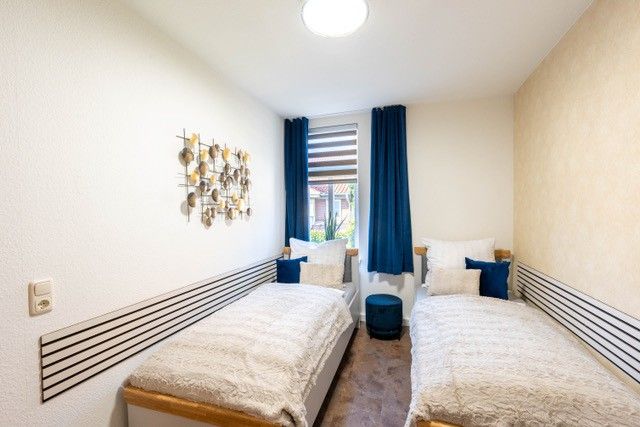 Schlafzimmer als Einzelbetten gestellt