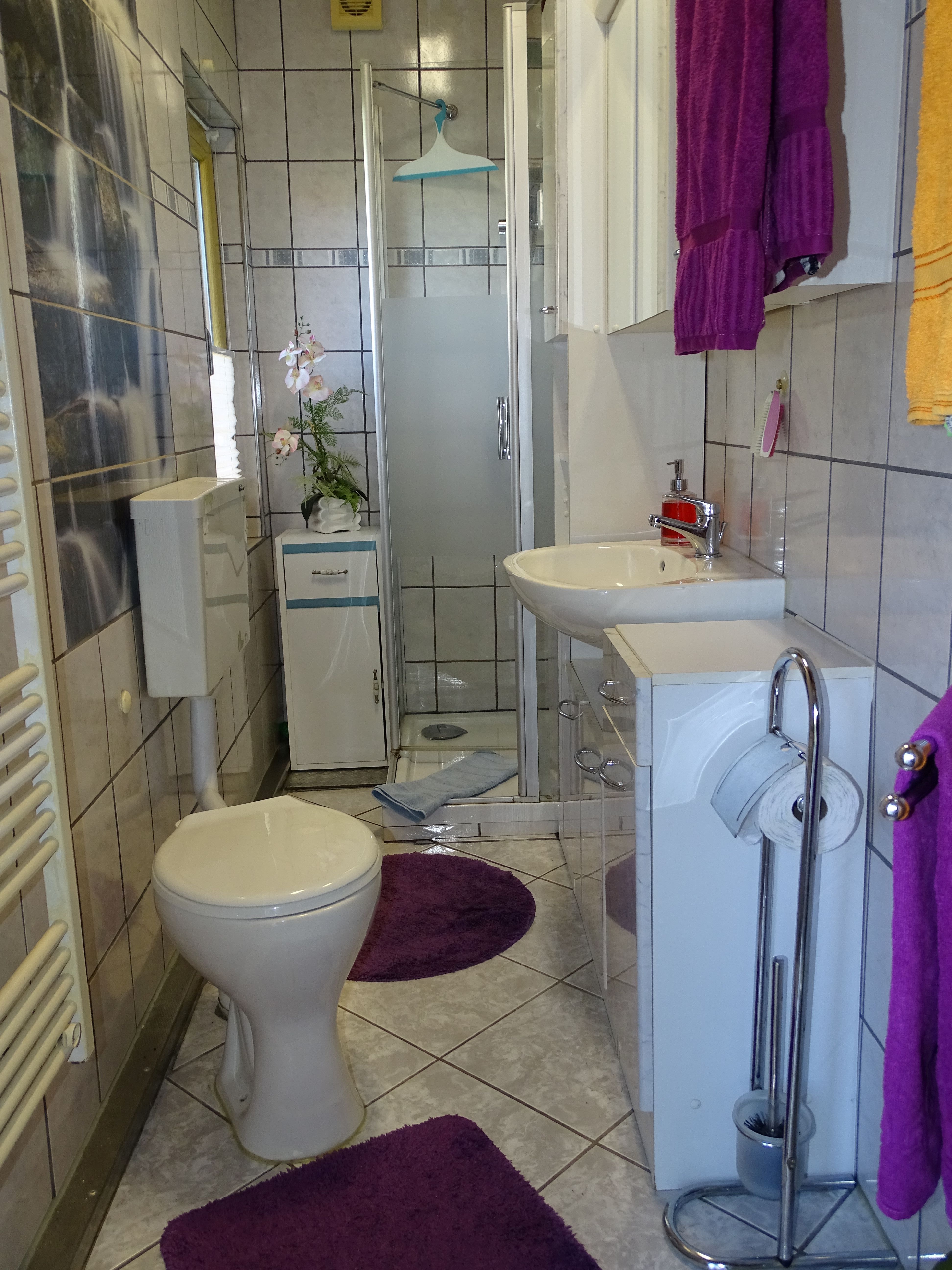 Bad mit Dusche / FH Hoffmann Ilmenau