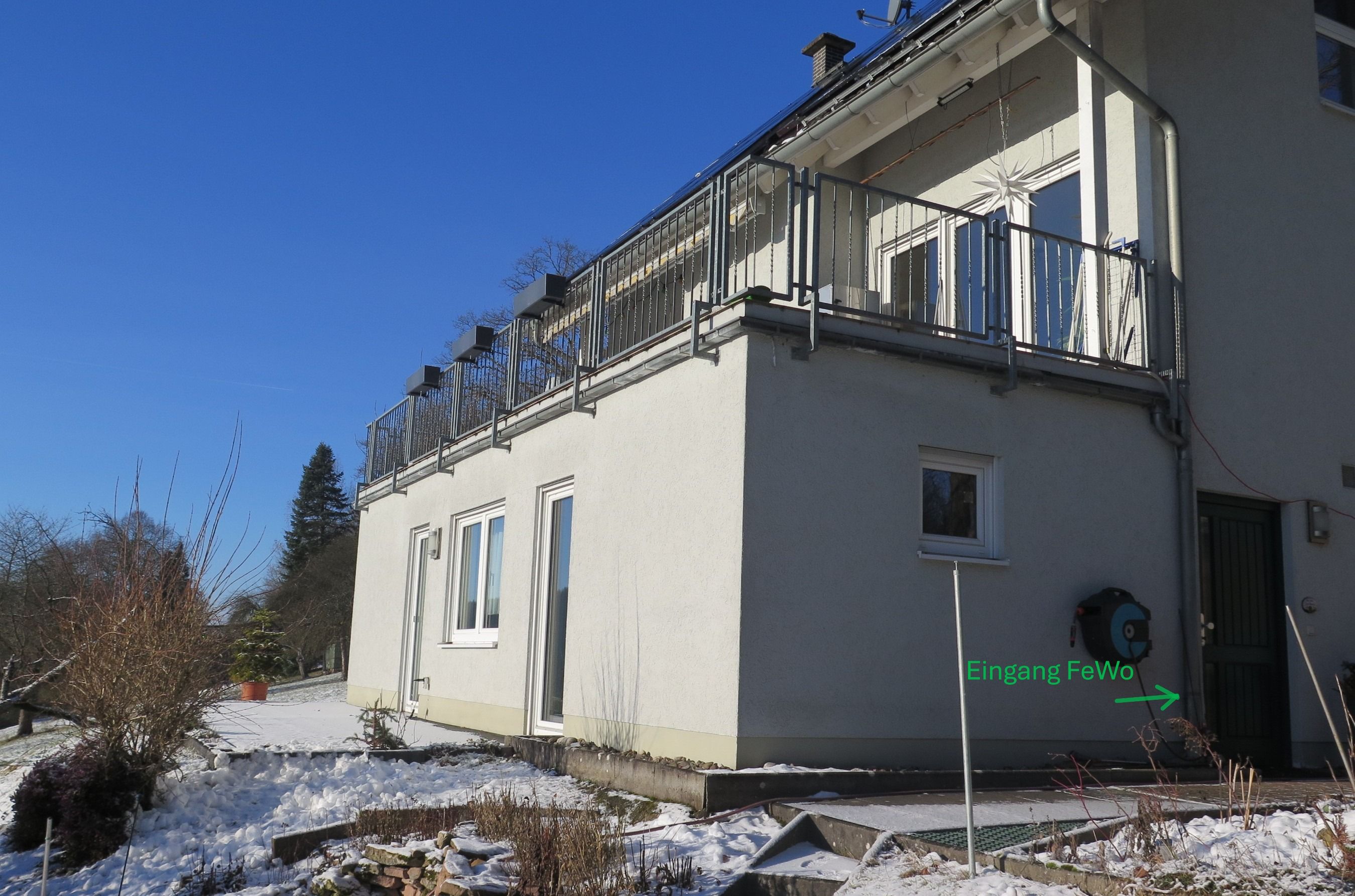 Eingang zur Ferienwohnung