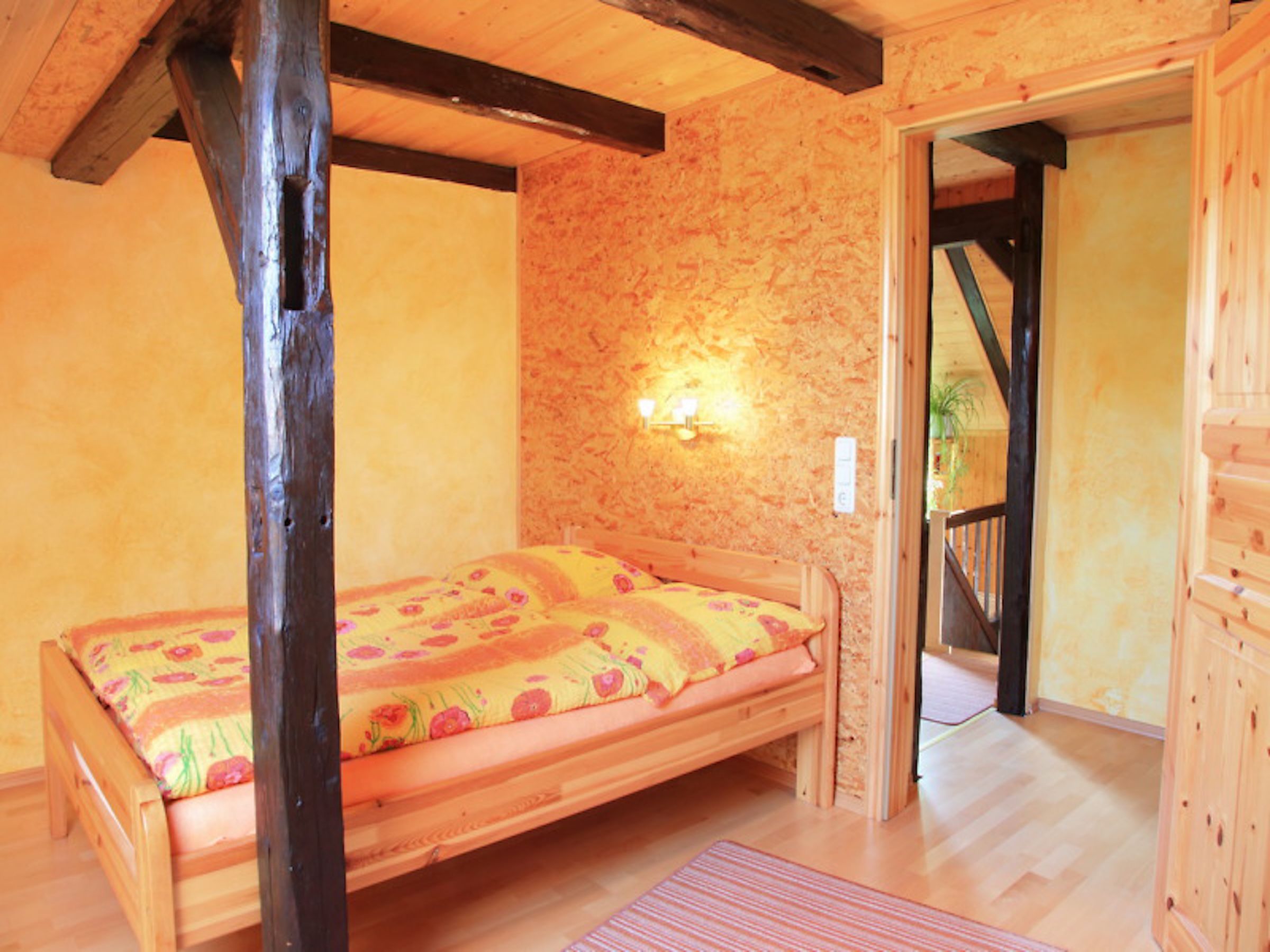 Schlafraum im Toscana-Stil